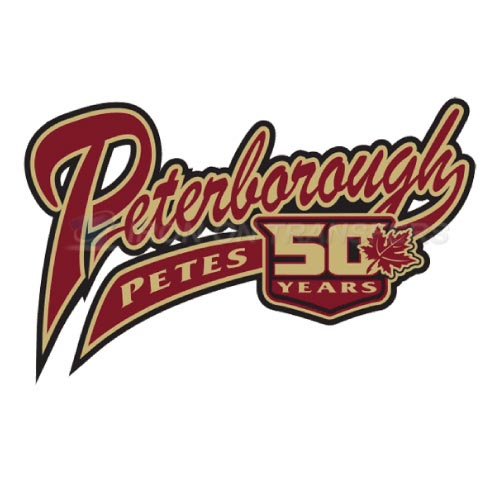 Peterborough Petes Iron-on Stickers (Heat Transfers)NO.7376